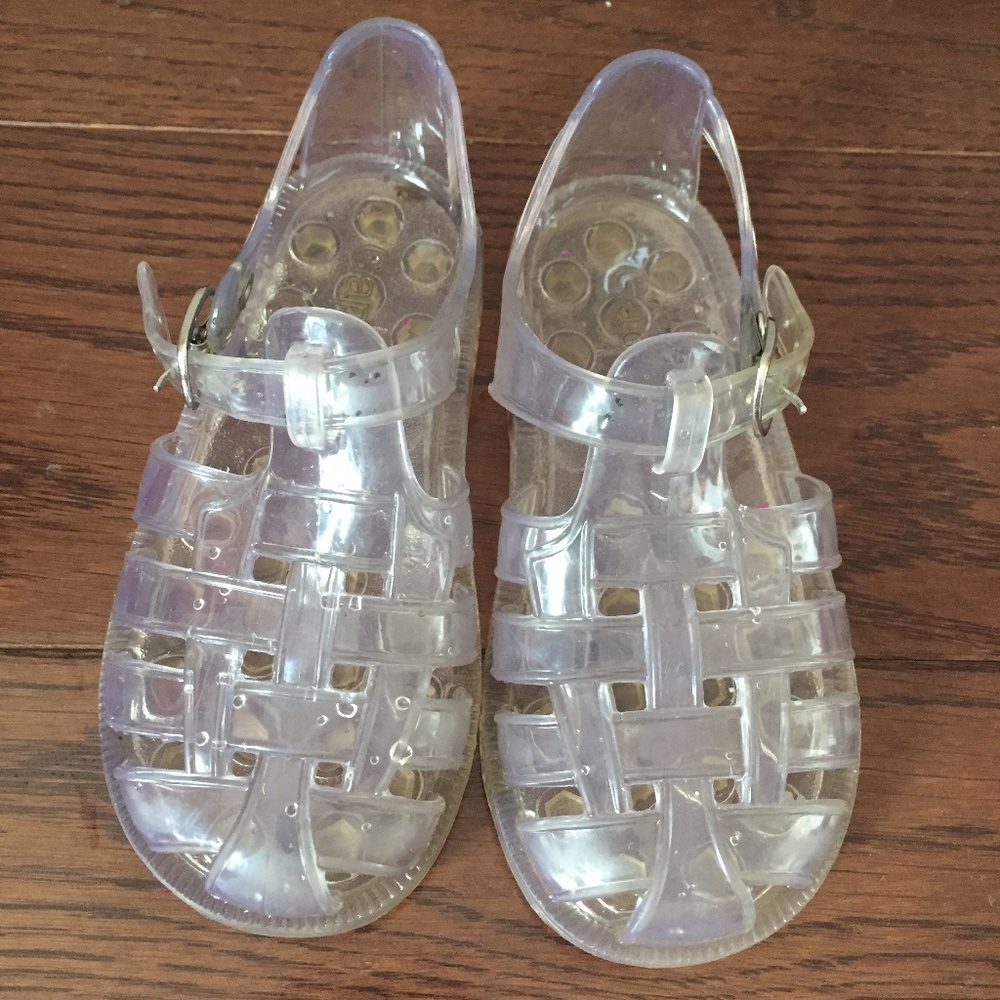 Gap Clear Jelly Sandals - Size 8